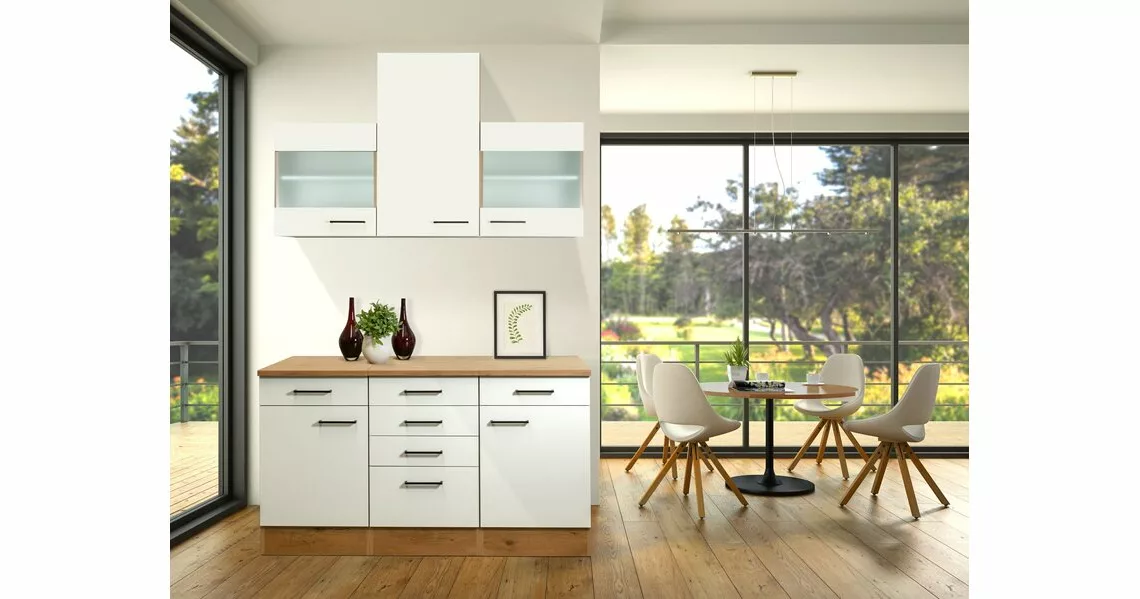 Miniküche für das Blockbohlenhaus