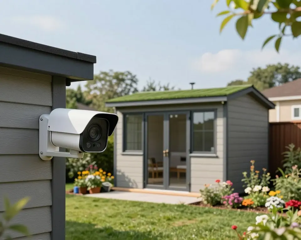 Moderne Überwachungstechnik im Gartenhaus